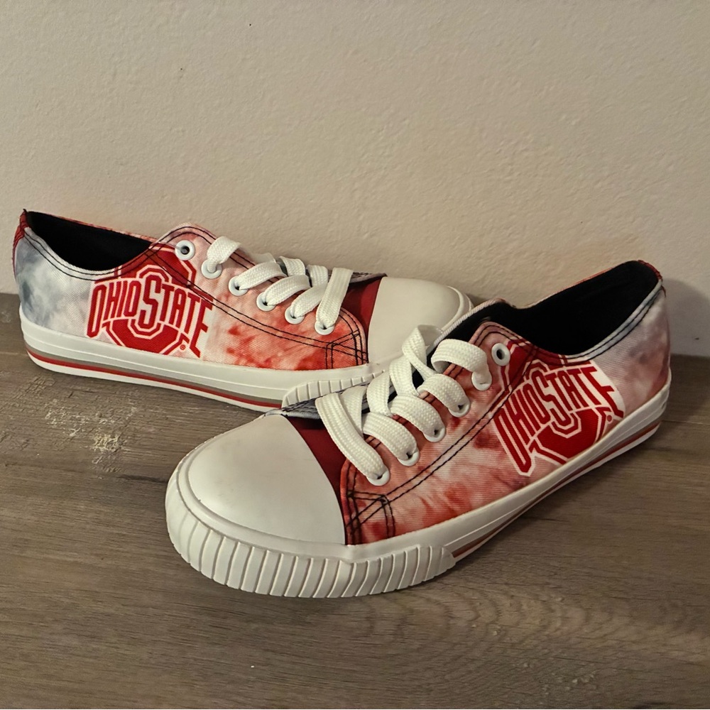 Ohio State Tie-Dye Sneakers